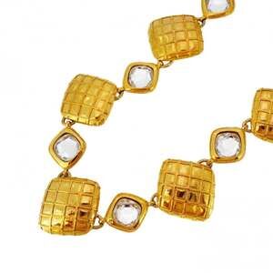 CHANEL Gold Diamond Necklace